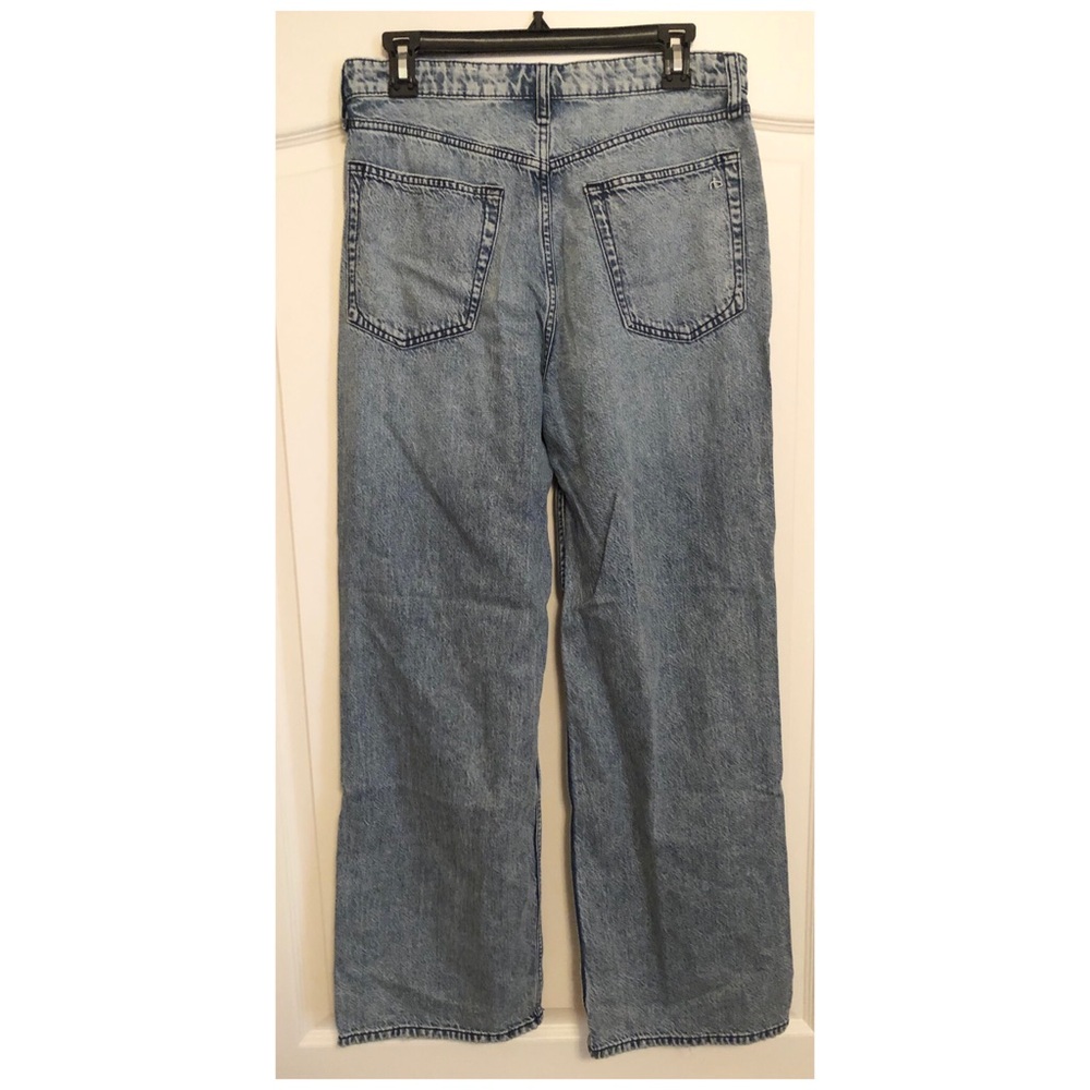 Rag & Bone The Cloud Lori Jean High Rise Dubois Wide Leg Soft Denim - Picture 3 of 7